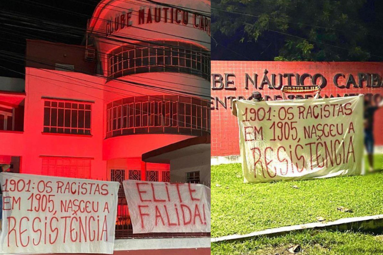Torcida do Sport espalha provocações ao Náutico