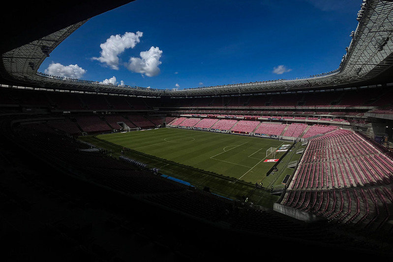 Arena de Pernambuco poderá contar com a presença dos torcedores para Sport x Ceará