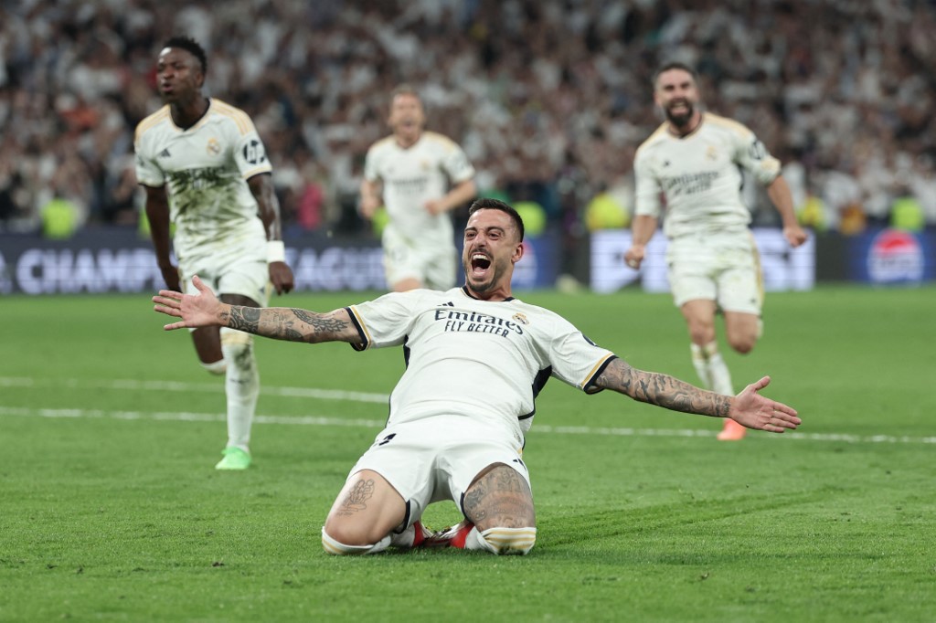 Joselu foi o autor dos dois gols dos espanhóis já nos acréscimos