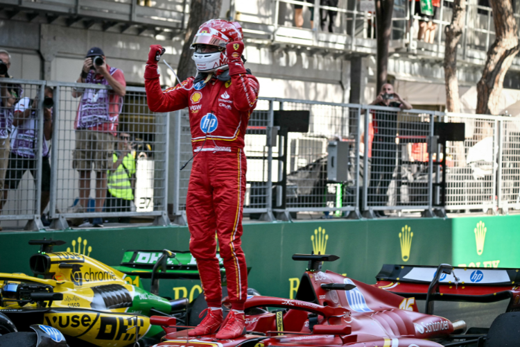 O monegasco de 26 anos largou na pole position para sua corrida em casa pela terceira vez na carreira