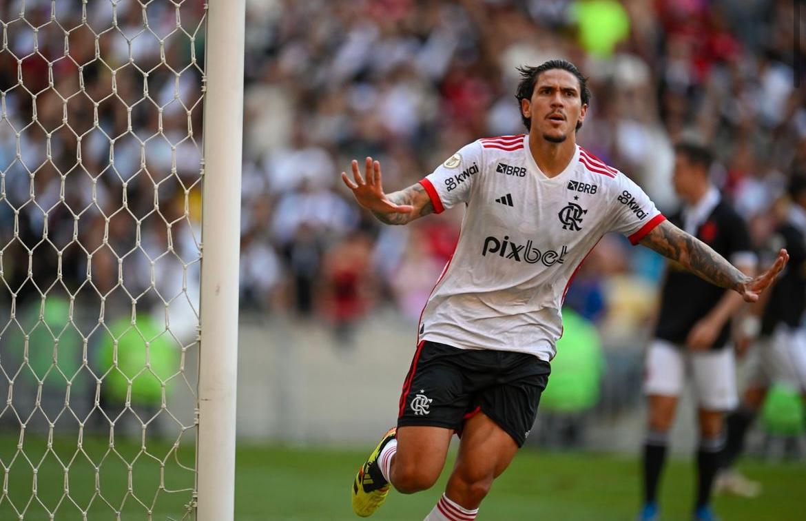 Pedro fez um dos gols do Flamengo contra o Vasco