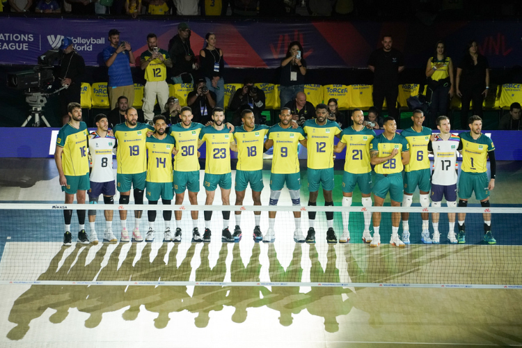 Com o resultado, o Brasil aparece na 6ª colocação da VNL, com nove pontos