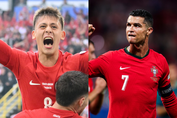 Turquia e Portugal se enfrentam na disputa pela liderança do Grupo F. 