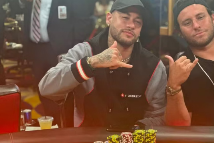 Neymar saiu como o grande vencedor da mesa com um lucro superior a R$ 1 milhão