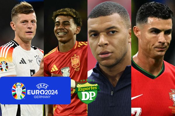 Quartas da Euro terá confrontos entre grandes craques