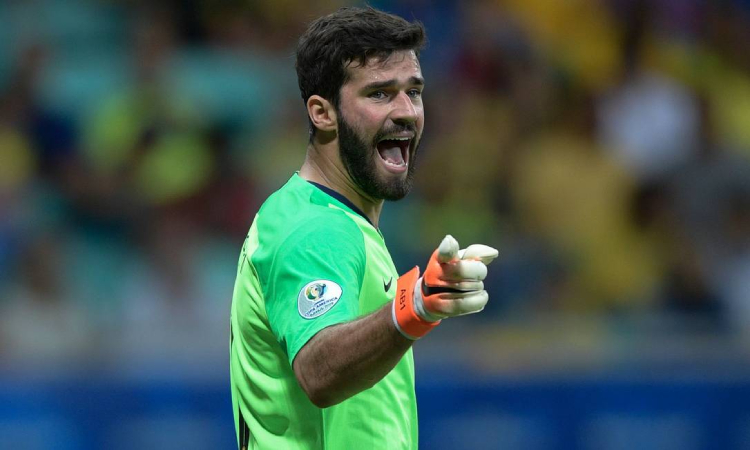 Alisson, goleiro da Seleção Brasileira