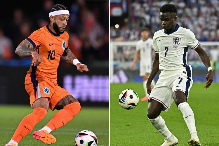 Holanda e Inglaterra se enfrentam de olho na vaga para final da Euro