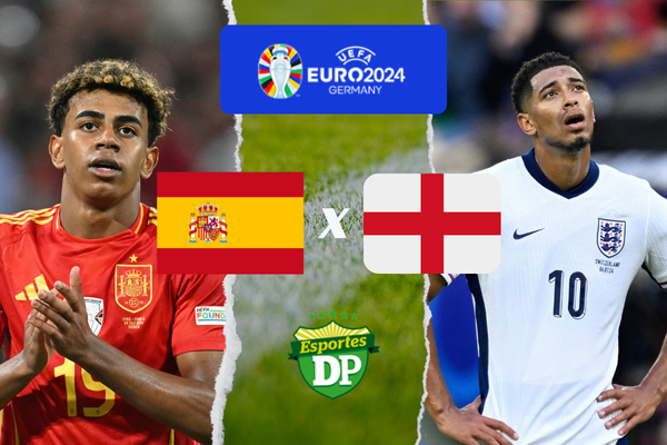 Espanha e Inglaterra fazem final da Eurocopa 2024 neste domingo (14)