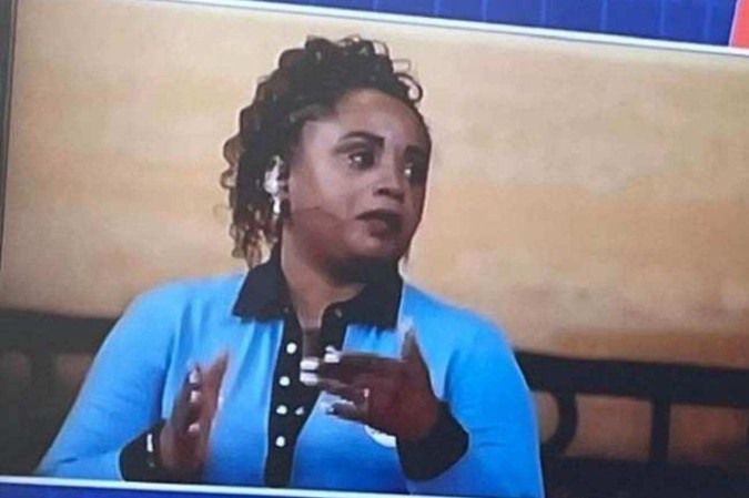 Daiane se emocionou durante a transmissão da Rede Globo com a medalha inédita do Brasil