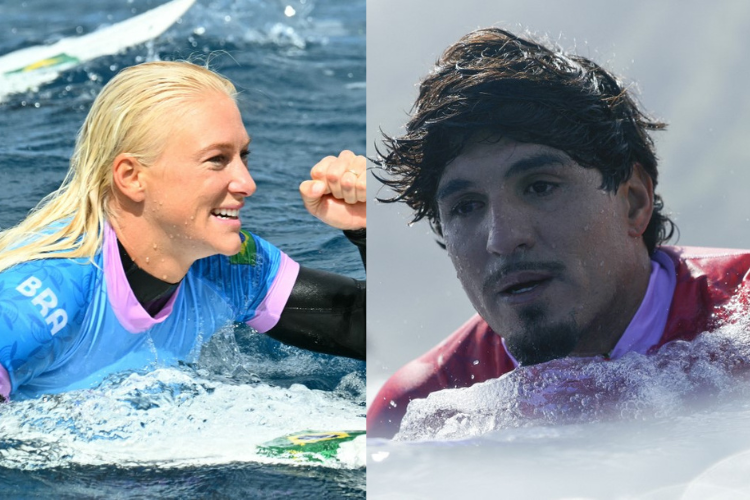Os brasileiros Tatiana Weston-Webb e Gabriel Medina são os nossos representantes na semifinal do surfe das Olimpíadas 2024