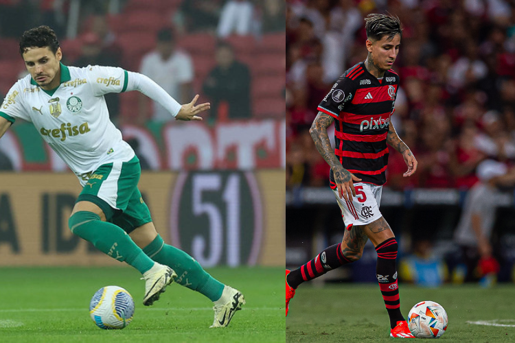 Veiga, meia do Palmeiras e o chileno e volante Erick Pulgar