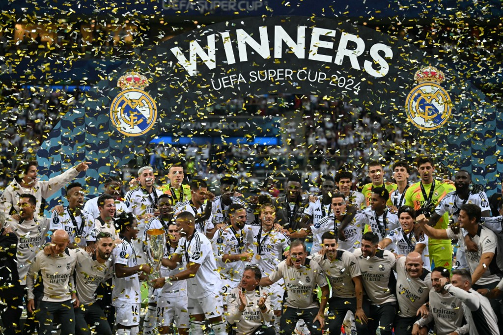 Real Madrid conquistou a Supercopa da Europa na última quarta-feira (14)
