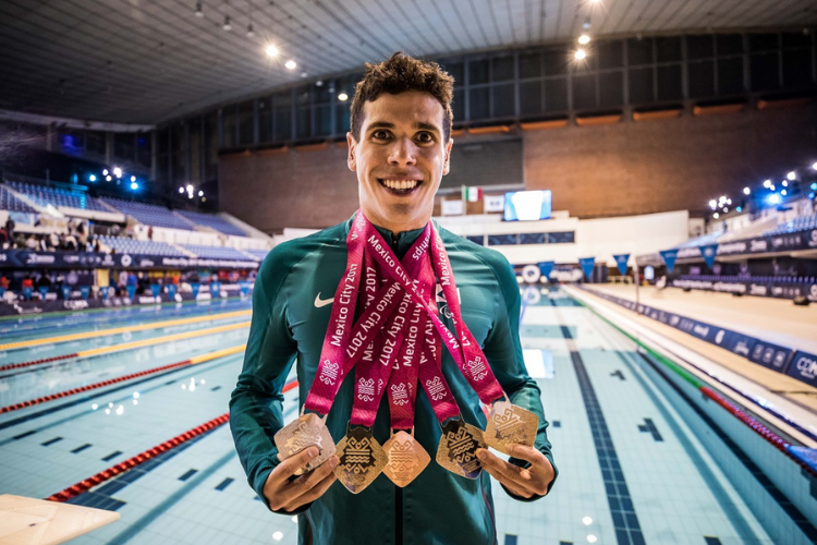 Phelipe Rodrigues, atleta brasileiro com mais medalhas participando dos jogos