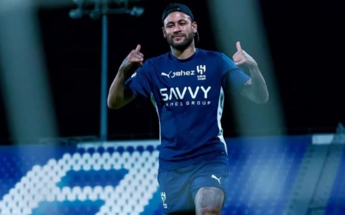 Neymar não atua pelo Al-Hilal desde outubro de 2023