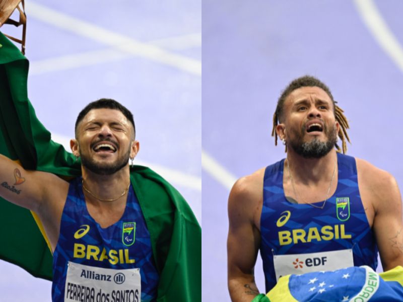 Mais cedo, o Brasil já tinha conquistado o ouro com Júlio César Agripino, que bateu o recorde mundial