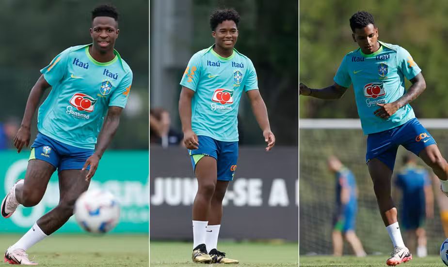 Atletas devem fazer o trio de ataque da Seleção em duelo contra o Paraguai