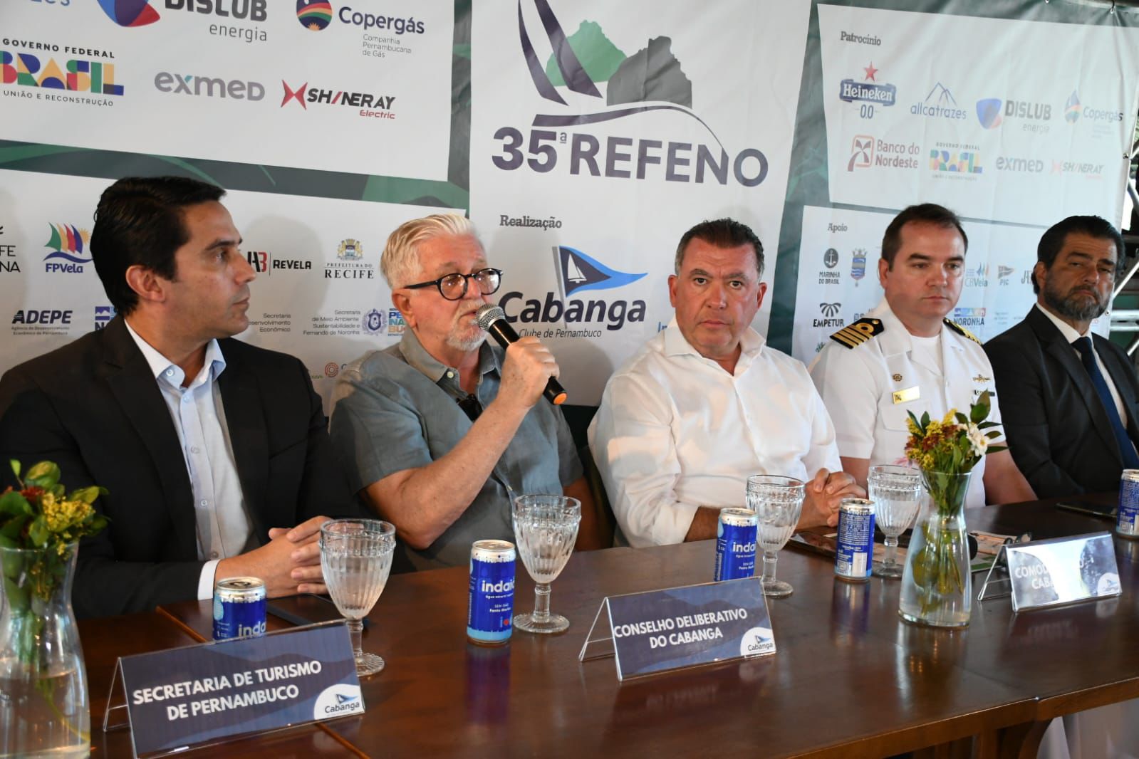 Coletiva da 35ª edição da Refeno contou com presença de várias autoridades regionais e nacionais 