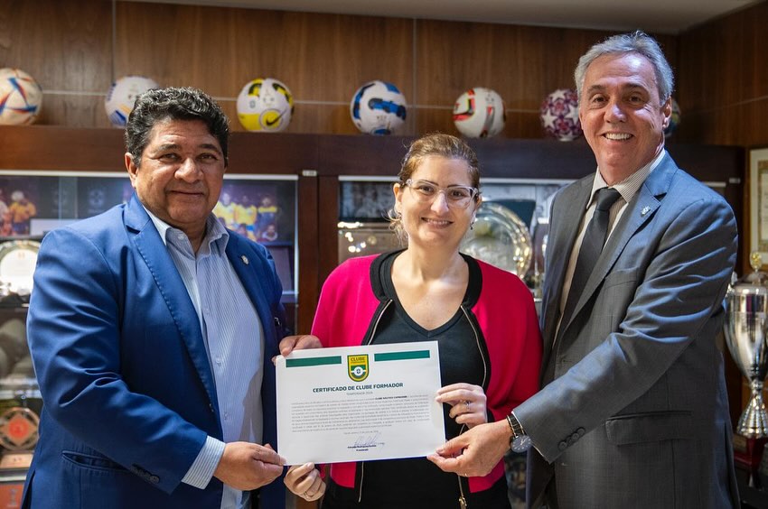 O Náutico recebeu o certificado de Clube Formador 