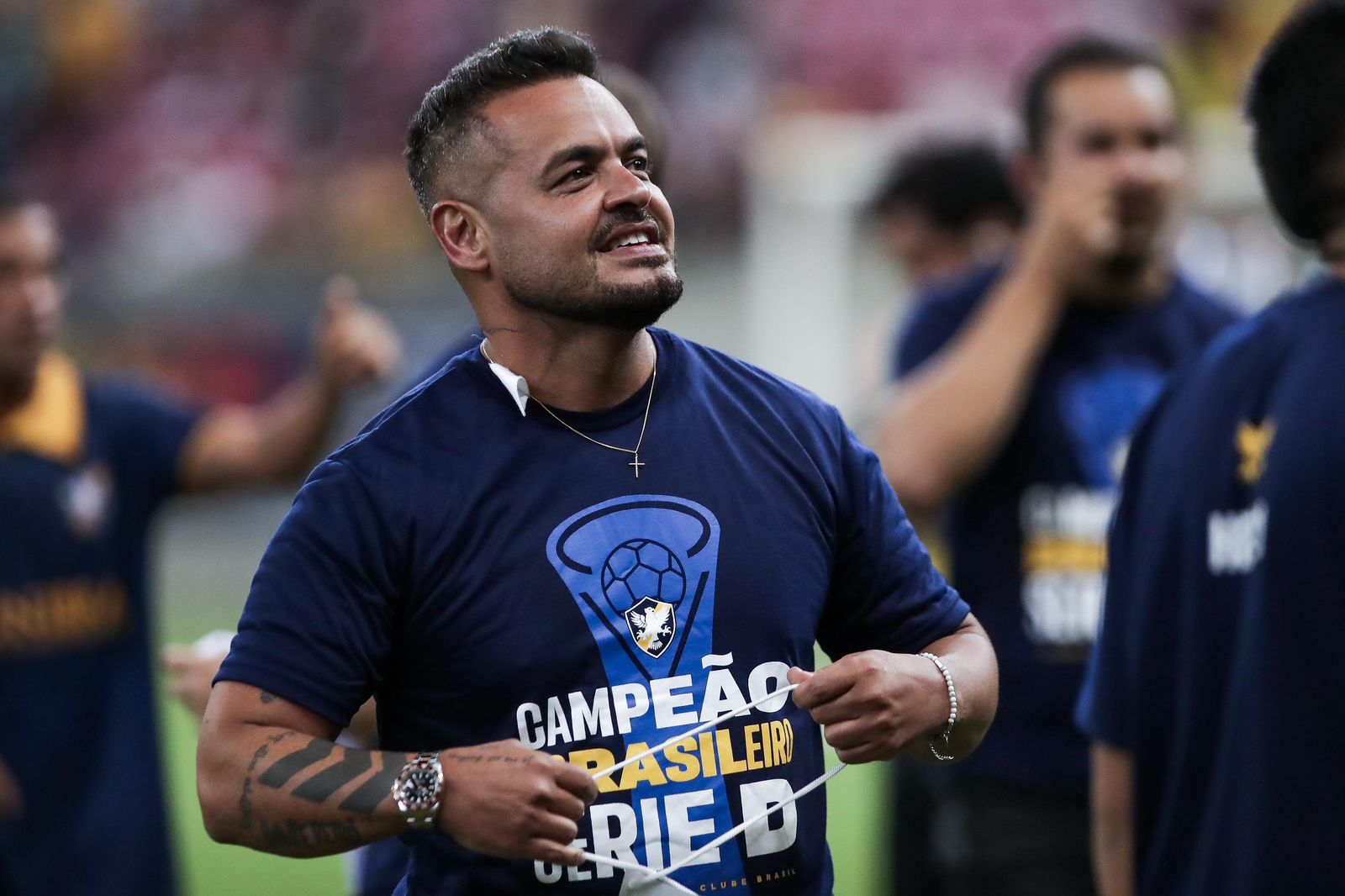 Presidente do Retrô, Laércio Guerra, celebrou o título da Série D