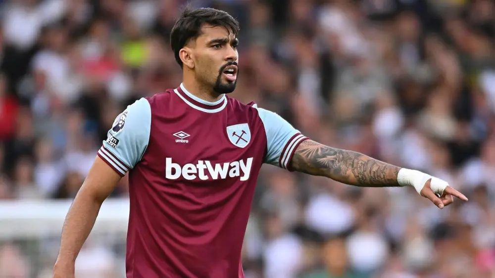  Lucas Paquetá é acusado pela Federação Inglesa (FA) de ter provocado quatro cartões amarelos