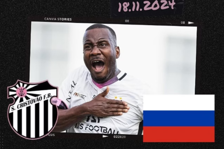  São Cristóvão enfrenta a Seleção Sub 21 da Rússia em um amistoso