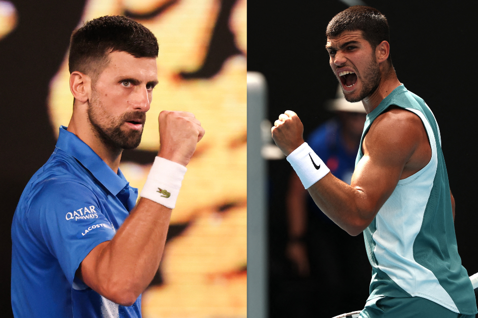 Djokovic encara  Alcaraz no Aberto da Austrália