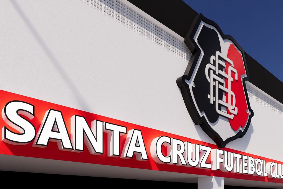 Santa Cruz divulga projeção da nova fachada do Arruda