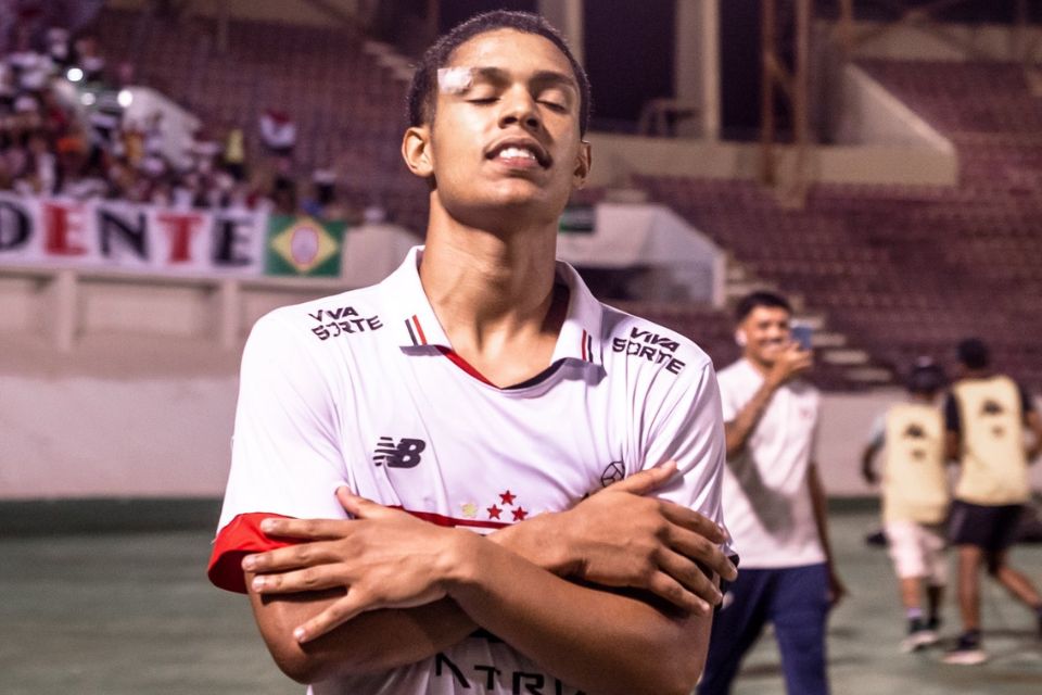 Ryan Francisco chegou &agrave;s semifinais da Copa S&atilde;o Paulo de juniores como artilheiro do torneio/Divulga&ccedil;&atilde;o/ S&atilde;o Paulo