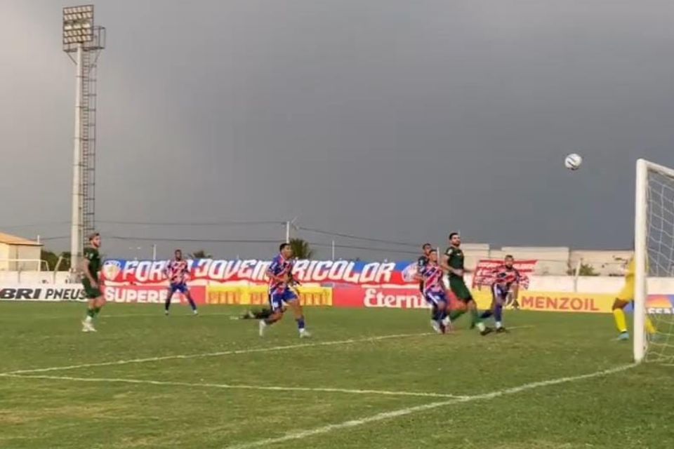 Partida terminou em 1 a 1