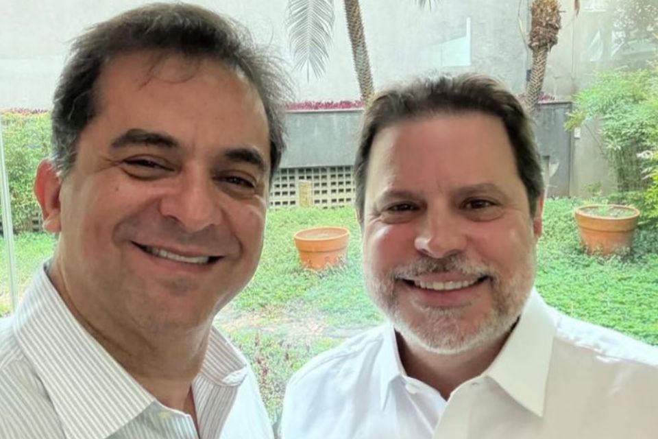 Presidente Bruno Rodrigues e Marcio Cadar em São Paulo