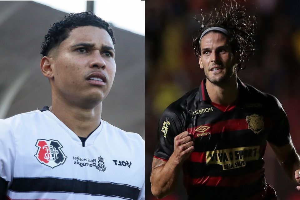Santa Cruz e Sport se enfrentam no estádio do Arruda