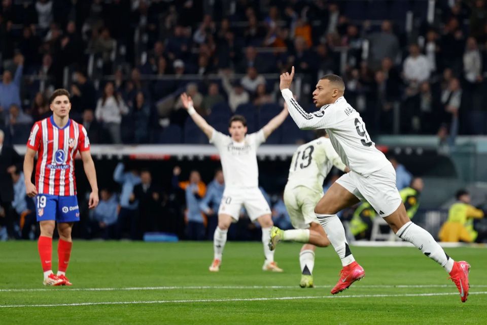 Real Madrid e Atlético de Madrid empataram o clássico em 1 a 1 neste sábado