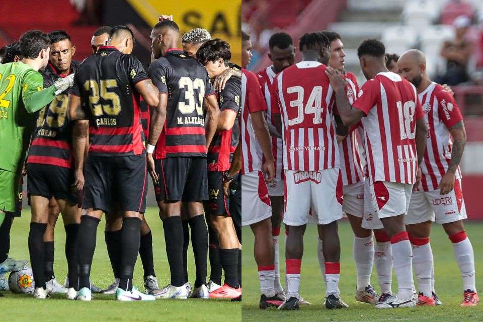 Sport x Náutico duelam neste sábado (15) pelo Campeonato Estadual