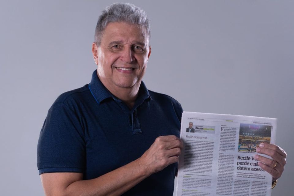 L&eacute;o Medrado &eacute; uma figura importante na comunica&ccedil;&atilde;o esportiva de Pernambuco/Francisco Silva/DP