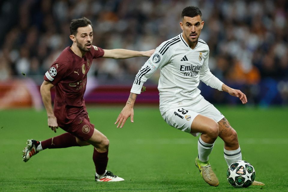 Ceballos foi substituído nos acréscimos da segunda etapa