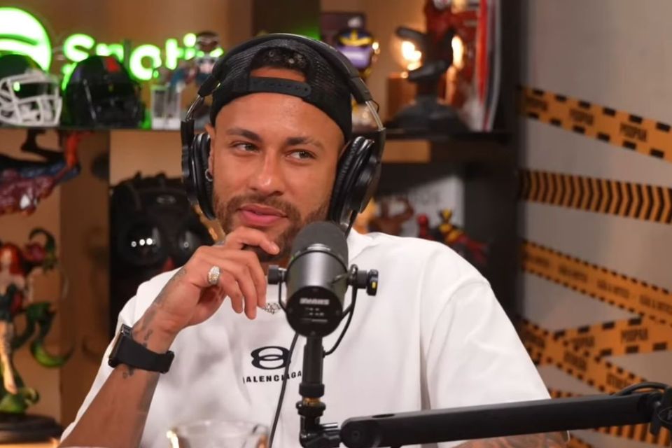 Neymar participou de epis&oacute;dio do 'Podpah', na &uacute;ltima quinta-feira (27)/Reprodu&ccedil;&atilde;o/ Podpah
