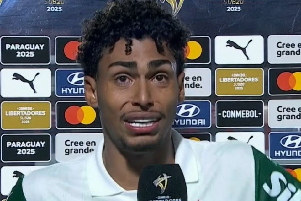 O garoto fez um forte desabafo em entrevista para a Conmebol TV/Reprodu&ccedil;&atilde;o