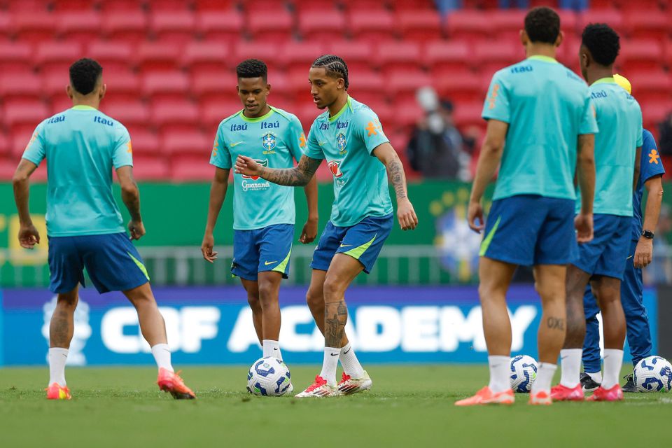 Treino da Seleção Brasileira na última terça-feira (19)