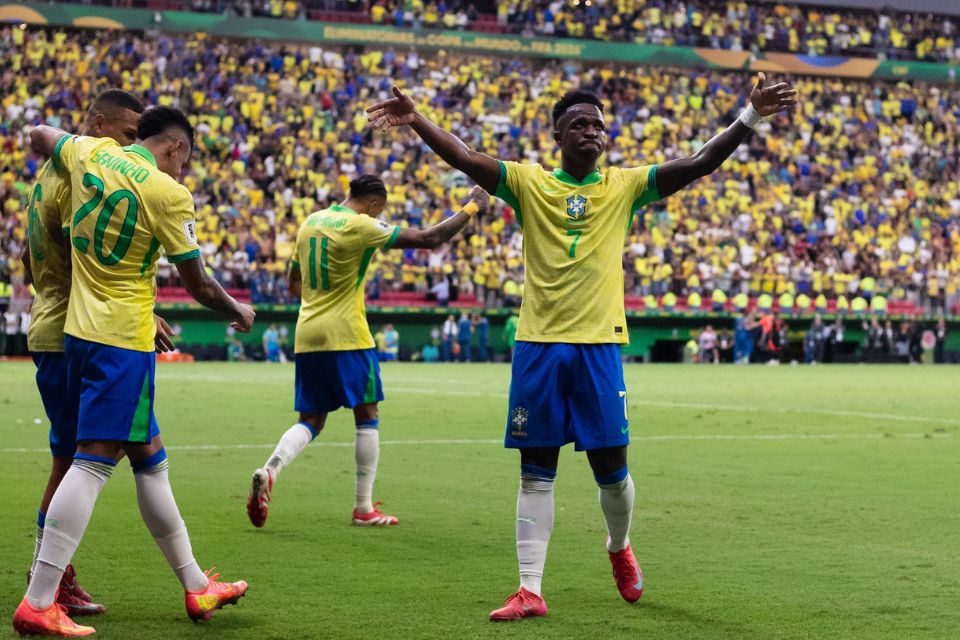 Vini Jr marcou o gol da vitória nos acréscimos da partida