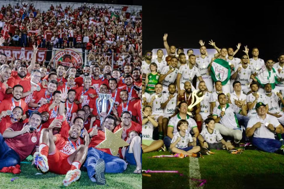América-RN e o Sousa-PB foram campeões estaduais