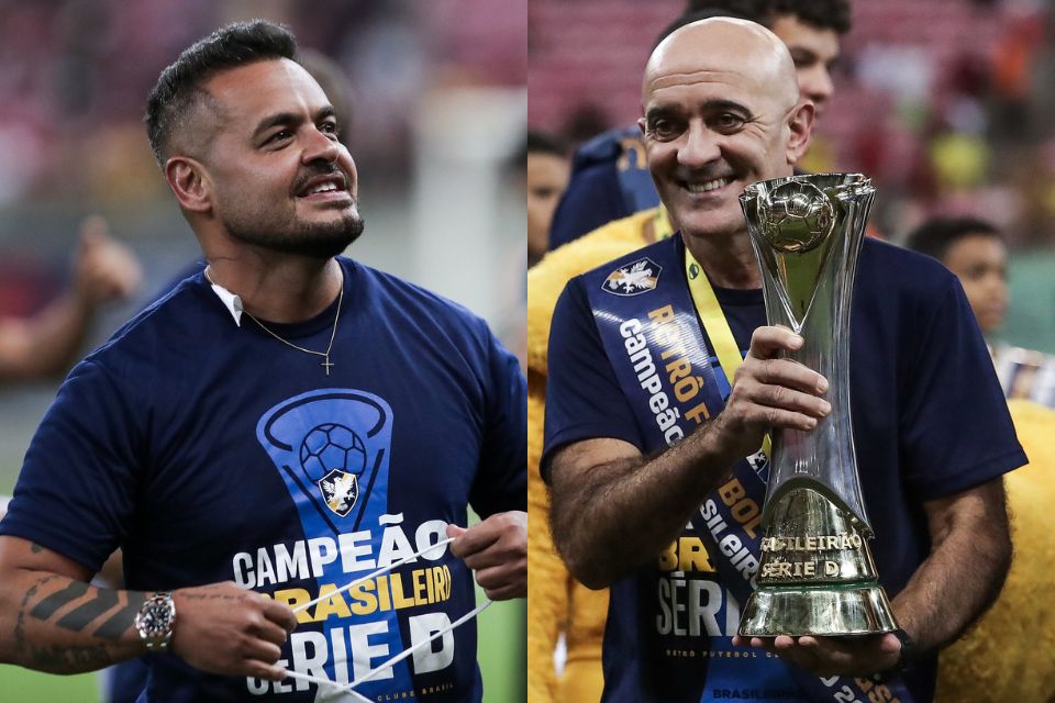 Laércio Guerra e Itamar Schülle foram campeões da Série D no ano passado