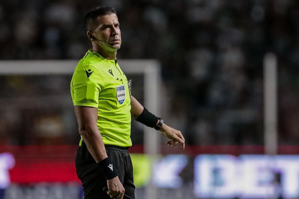 Bruno Arleu de Araujo foi o árbitro na partida entre Sport e Palmeiras