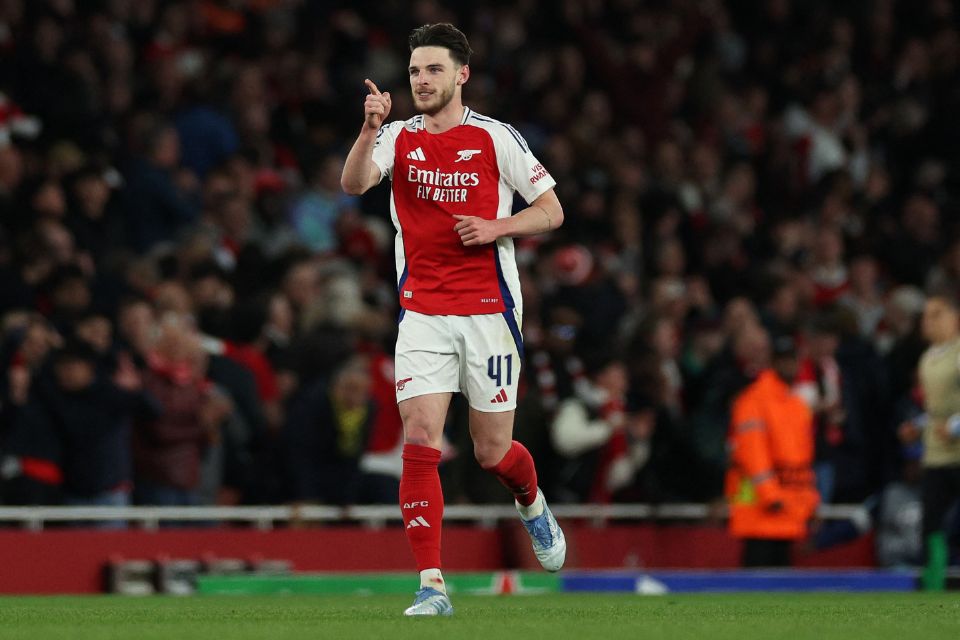 Declan Rice foi autor de dois golaços de fata contra o Real Madrid