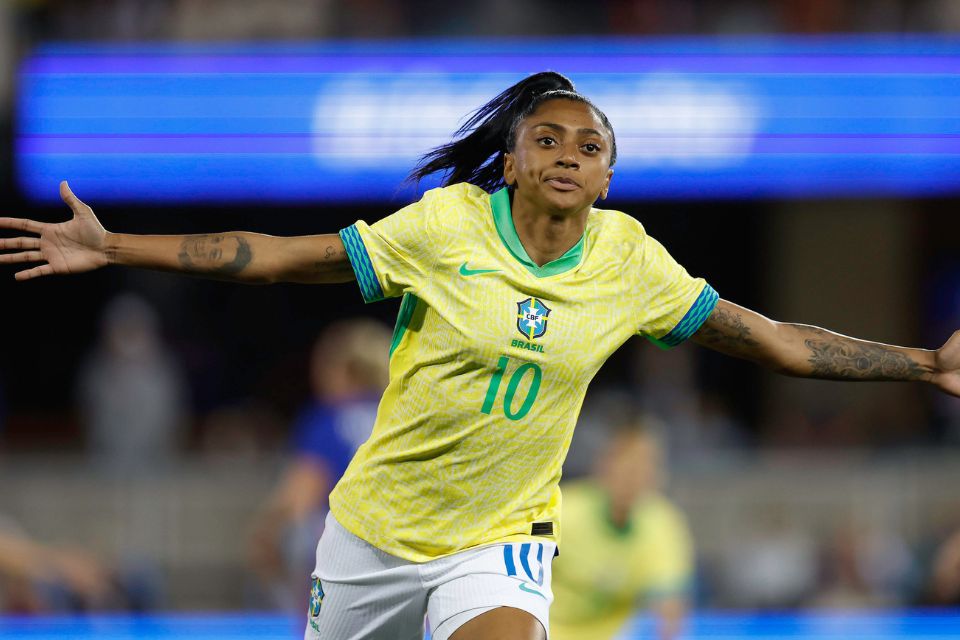 Kerolin, autora de um dos gols da Seleção Brasileira