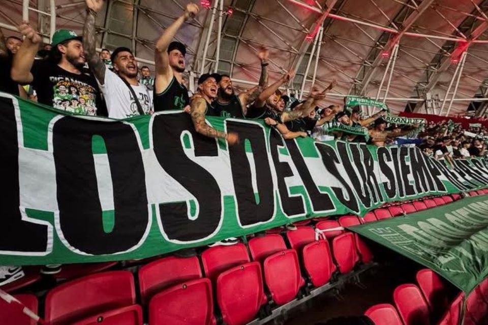 As duas principais torcidas do Atlético Nacional têm uma rivalidade entre si