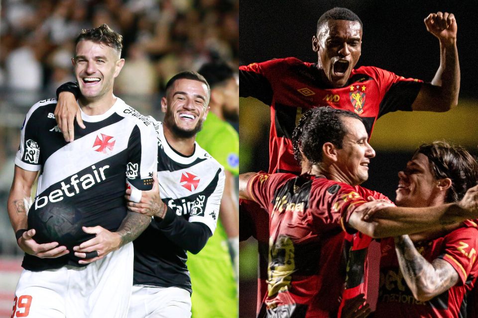 Vasco e Sport chegam ao confronto após derrotas na segunda rodada da Série A