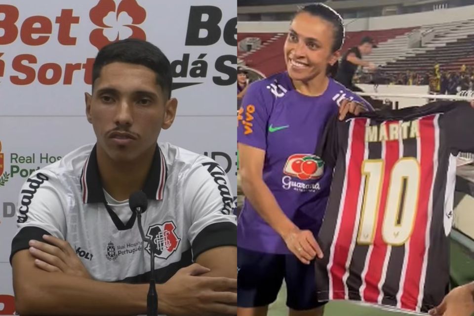 No ano passado, a Rainha Marta veio ao Arruda e recebeu um camisa do clube