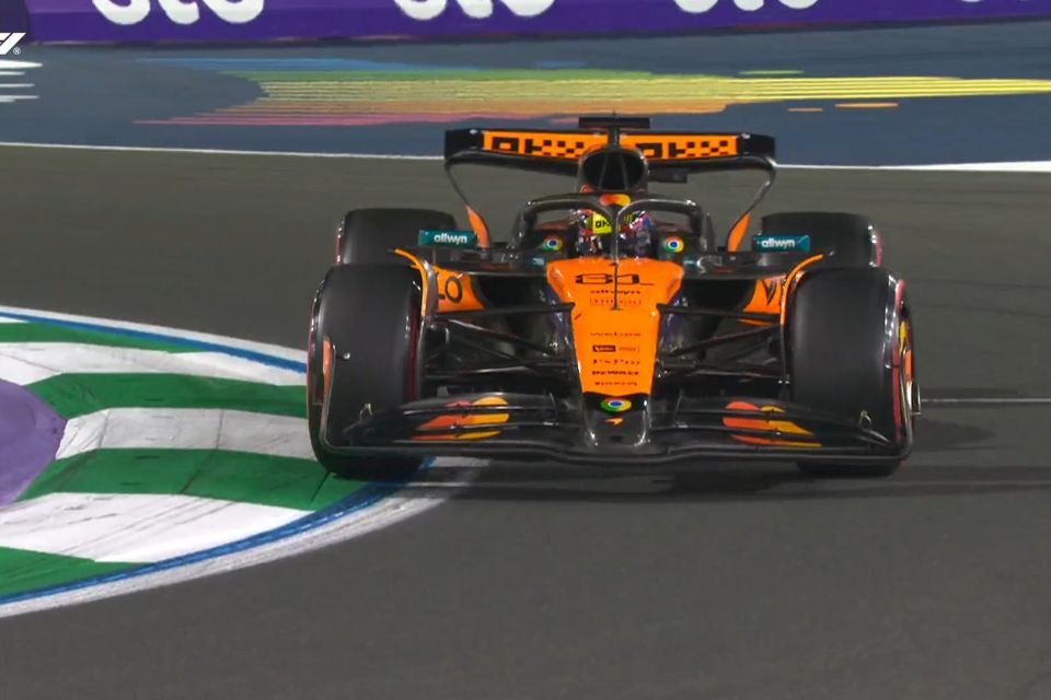 A sessão foi intensa com a McLaren já se destacando e Norris novamente tirando o máximo do carro