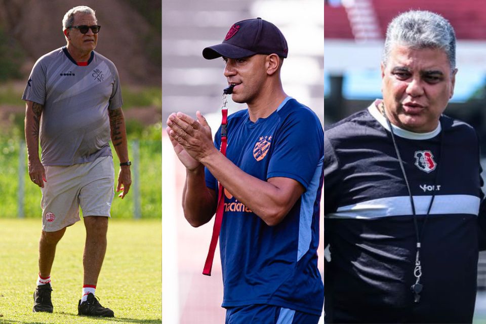 T&eacute;cnicos do Trio de Ferro/Gabriel Fran&ccedil;a/CNC, Paulo Paiva/Sport e Evelyn Victoria/ Santa Cruz