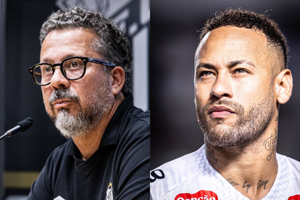 Cl&eacute;ber Xavier rasgou elogios a Neymar em apresenta&ccedil;&atilde;o/Raul Baretta/ Santos FC.